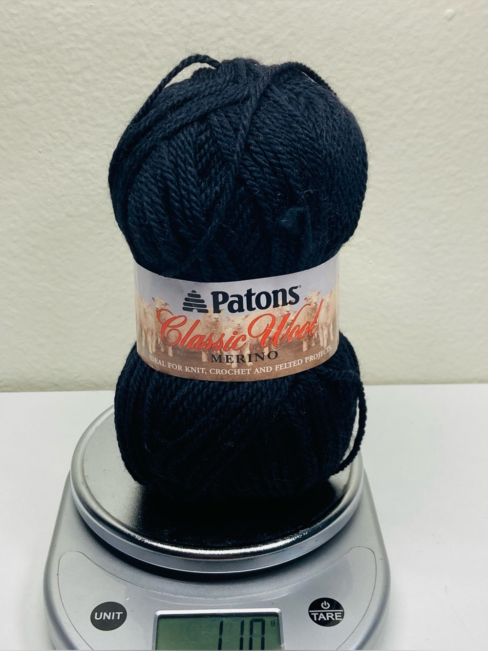 NEW Classic Wool Merino Yarn - Black